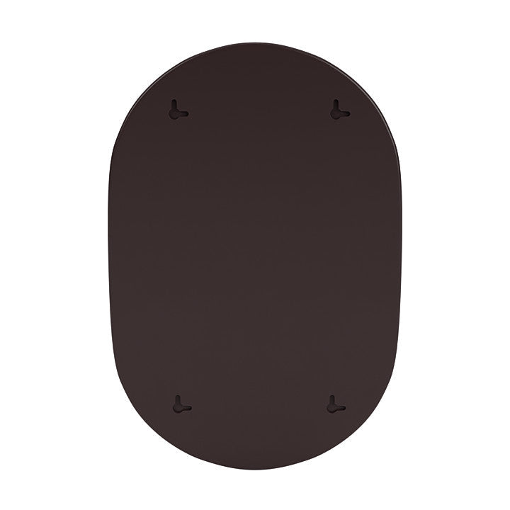 Montana Look Oval Mirror, Balsamic Brown