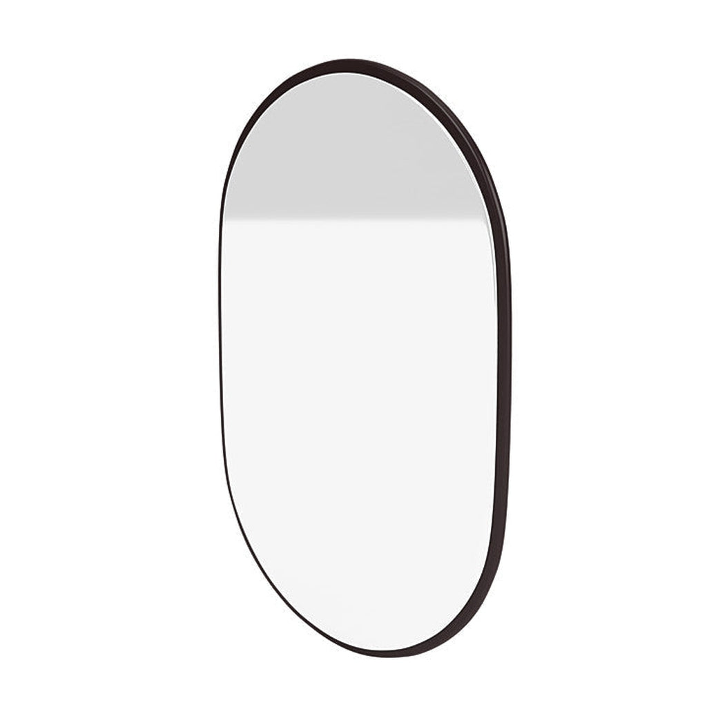 Montana Look Oval Mirror, Balsamic Brown