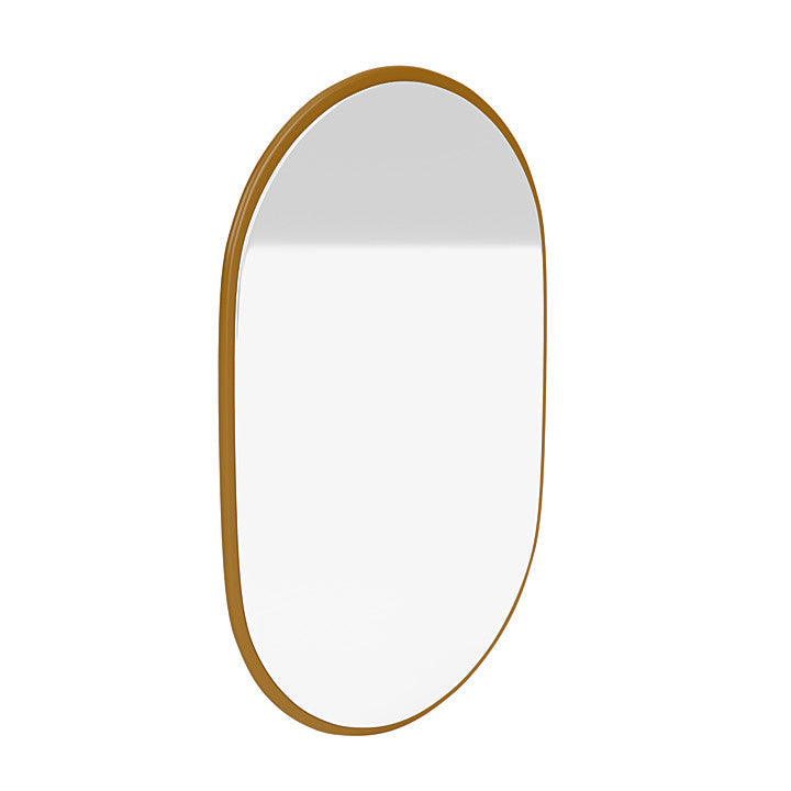 Montana Look Oval Mirror, Amber Yellow