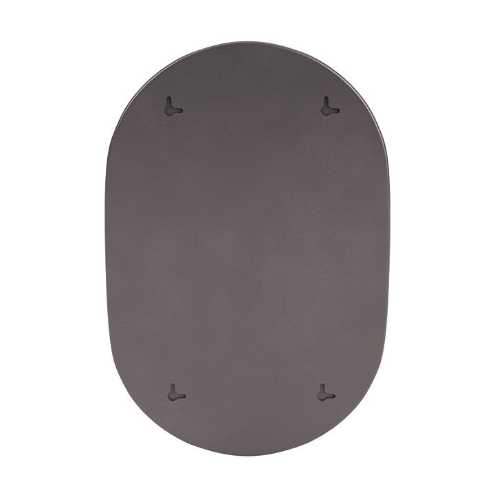 Montana Look Oval Mirror, Coffee Brown