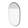 Montana Look Oval Mirror, Coffee Brown