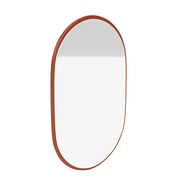 Montana Look Oval Mirror, Hokkaido Brown