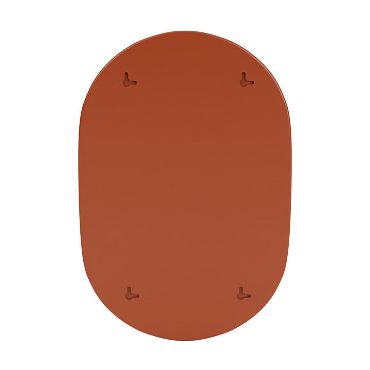 Montana Look Oval Mirror, Hokkaido Brown