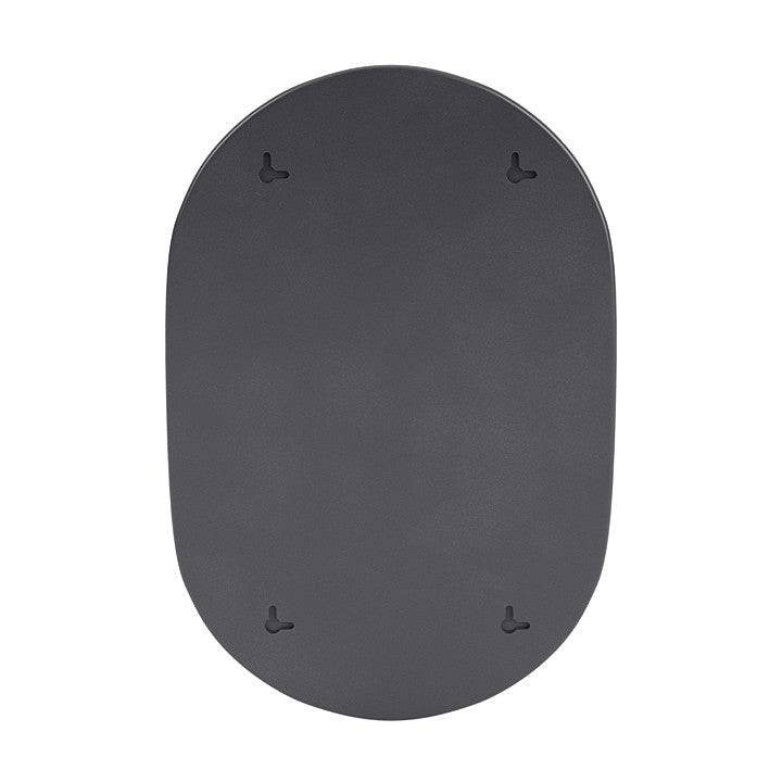 Montana Look Oval Mirror, Carbon Black