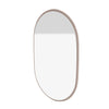 Montana Look Oval Mirror, Mushroom Brown