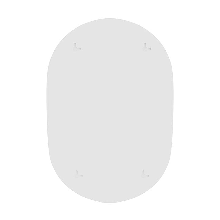 Montana Look Oval Mirror, New White