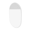 Montana Look Oval Mirror, New White