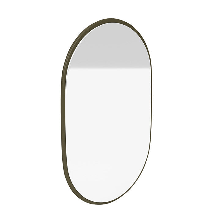 Montana Look Oval Mirror, Oregano Green