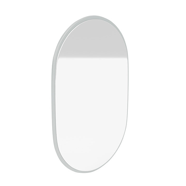 Montana Look Oval Mirror, Oyster Grey