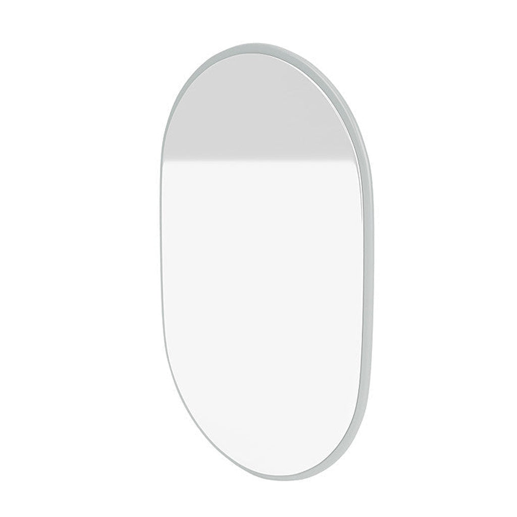 Montana Look Oval Mirror, Oyster Grey