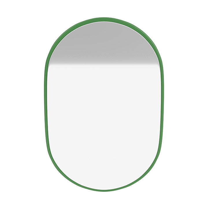 Montana Look Oval Mirror, Parsley Green