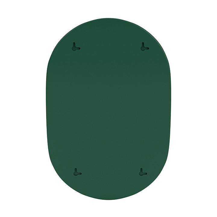 Montana Look Oval Mirror, Pine Green