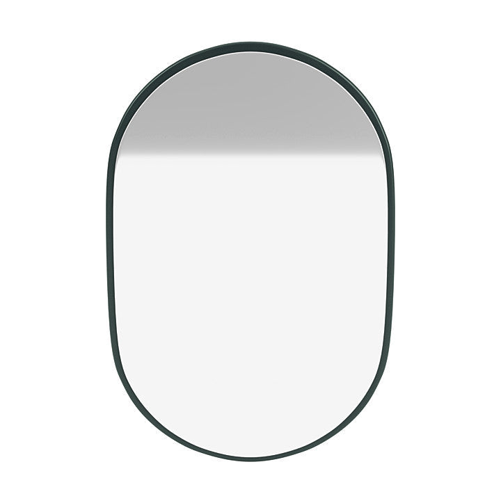 Montana Look Oval Mirror, Black Jade