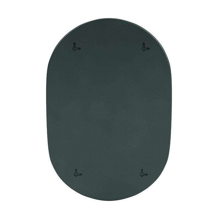 Montana Look Oval Mirror, Black Jade