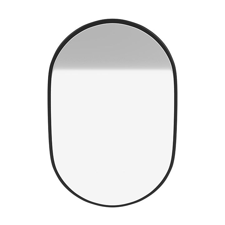 Montana Look Oval Mirror, Black