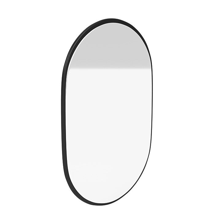 Montana Look Oval Mirror, Black