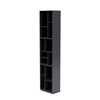 Montana Loom High Bookcase With 3 Cm Plinth Carbon Black