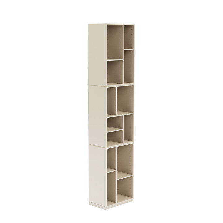 Montana Loom High Bookcase With 3 Cm Plinth, Oat