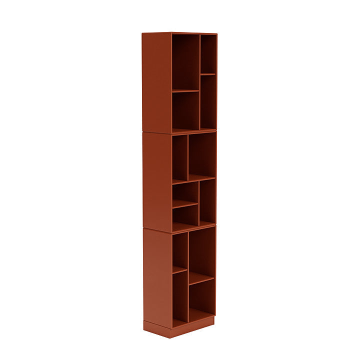 Montana Loom High Bookcase With 7 Cm Plinth, Hokkaido Brown