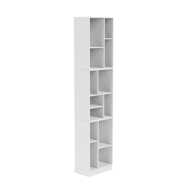 Montana Loom High Bookcase With 7 Cm Plinth, Snow White