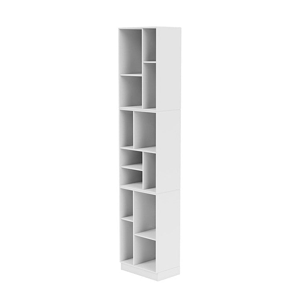 Montana Loom High Bookcase With 7 Cm Plinth, Snow White