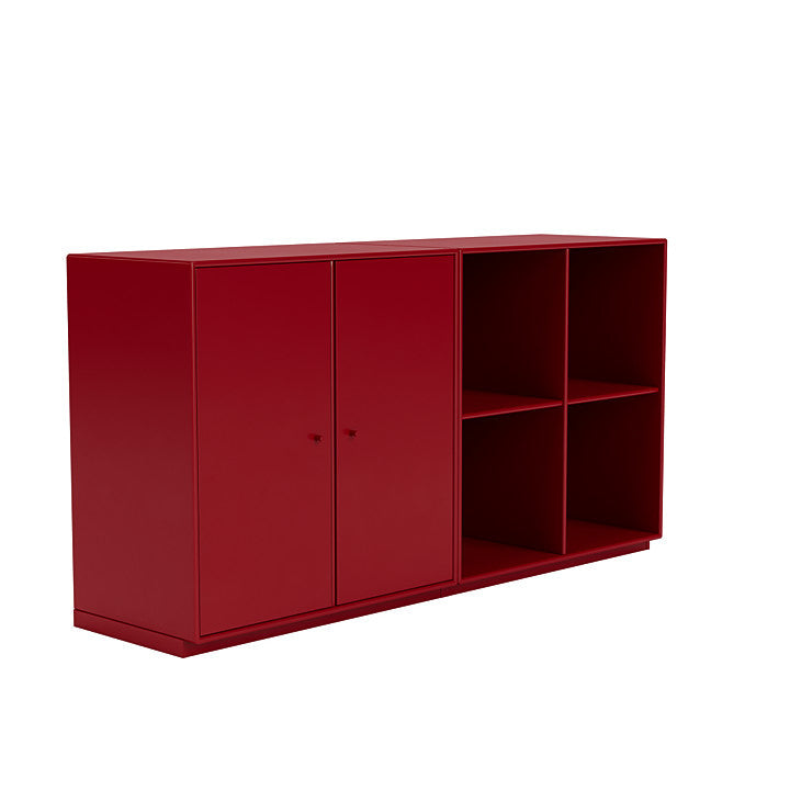 Montana Pair Classic Sideboard With 3 Cm Plinth, Beetroot Red