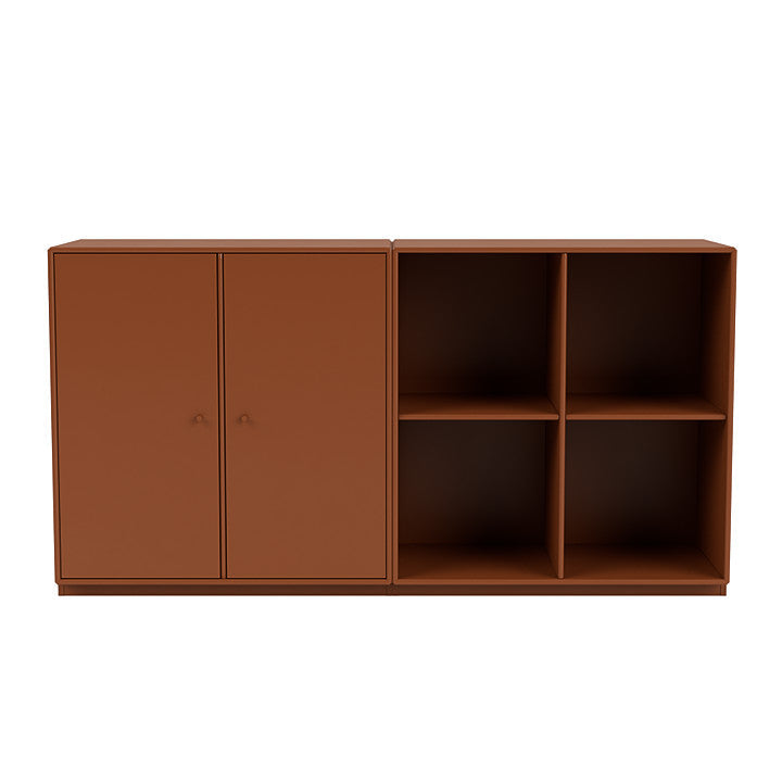 Montana Pair Classic Sideboard With 3 Cm Plinth, Hazelnut Brown