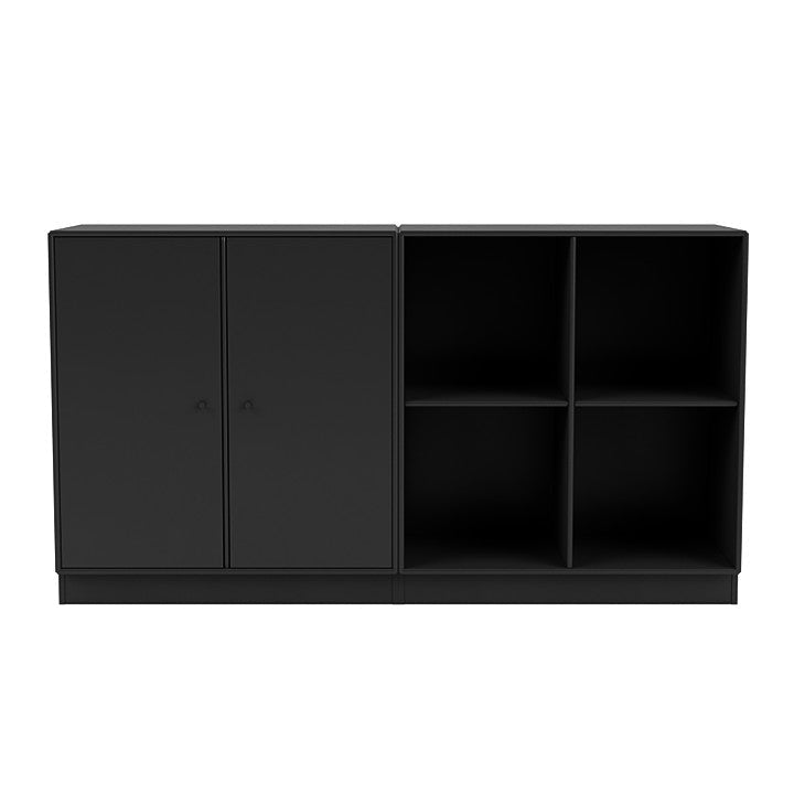 Montana Pair Classic Sideboard With 7 Cm Plinth, Black