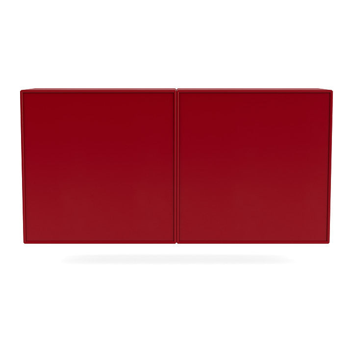 Montana Pair Classic Sideboard With Suspension Rail, Beetroot Red