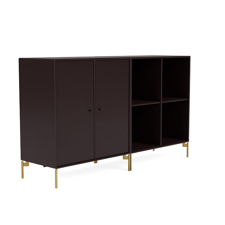 Montana Pair Classic Sideboard With Legs, Balsamic/Brass