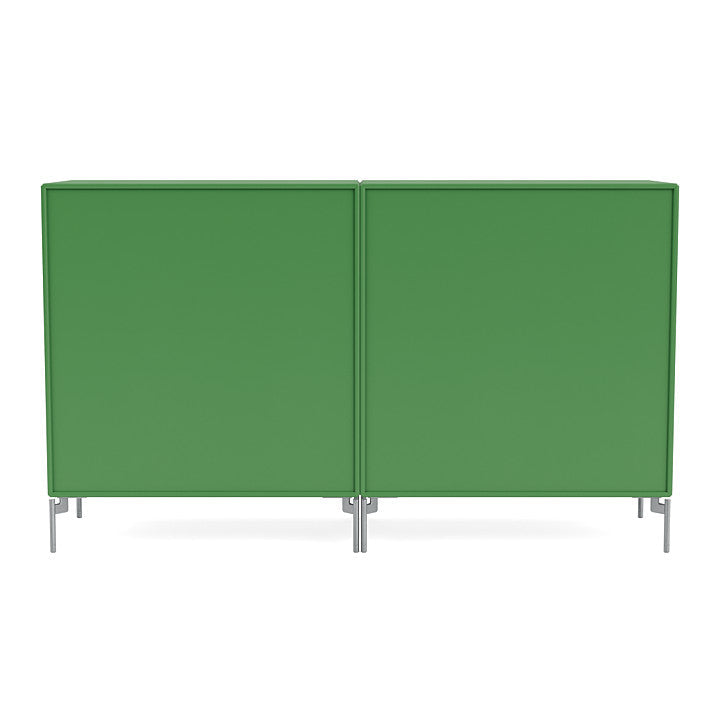 Montana Pair Classic Sideboard With Legs, Parsley/Matt Chrome