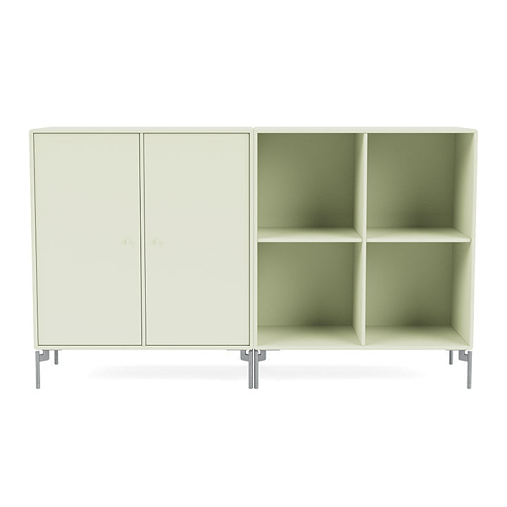 Montana Pair Classic Sideboard With Legs, Pomelo/Matt Chrome