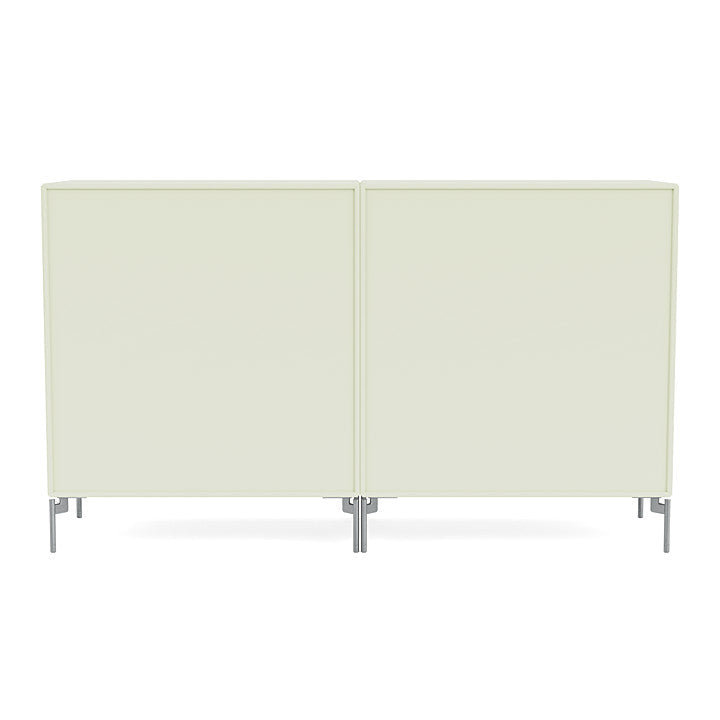 Montana Pair Classic Sideboard With Legs, Pomelo/Matt Chrome