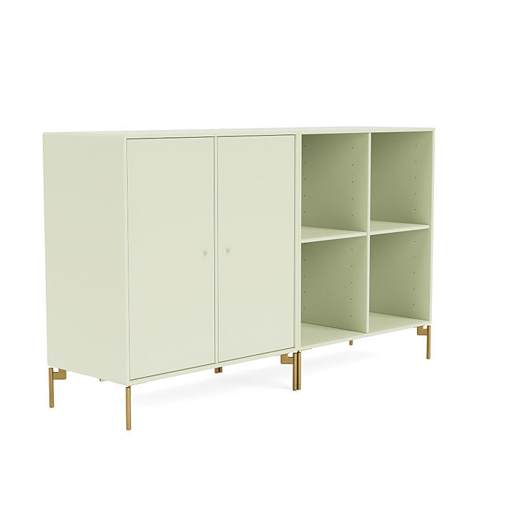 Montana Pair Classic Sideboard With Legs, Pomelo/Brass