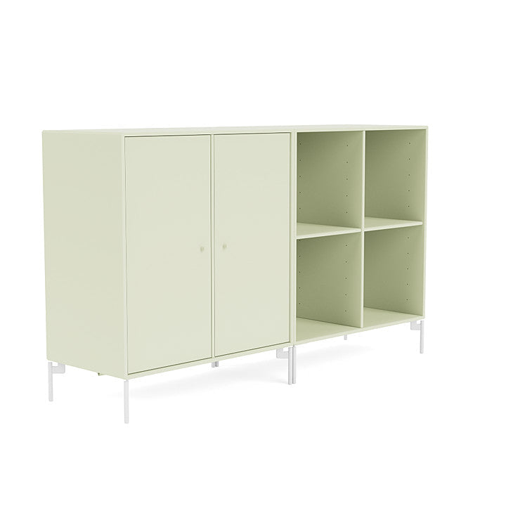 Montana Pair Classic Sideboard With Legs, Pomelo/Snow White