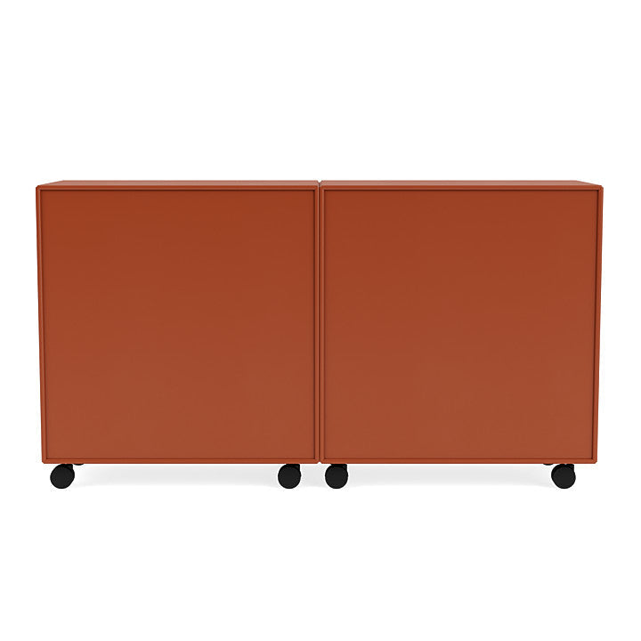 Montana Pair Classic Sideboard With Castors, Hokkaido Brown