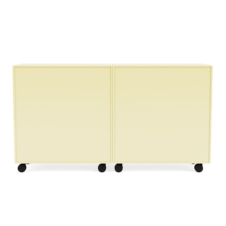 Montana Pair Classic Sideboard With Castors, Chamomile Yellow