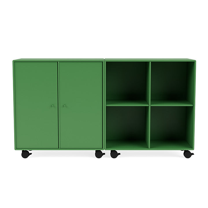 Montana Pair Classic Sideboard With Castors, Parsley Green