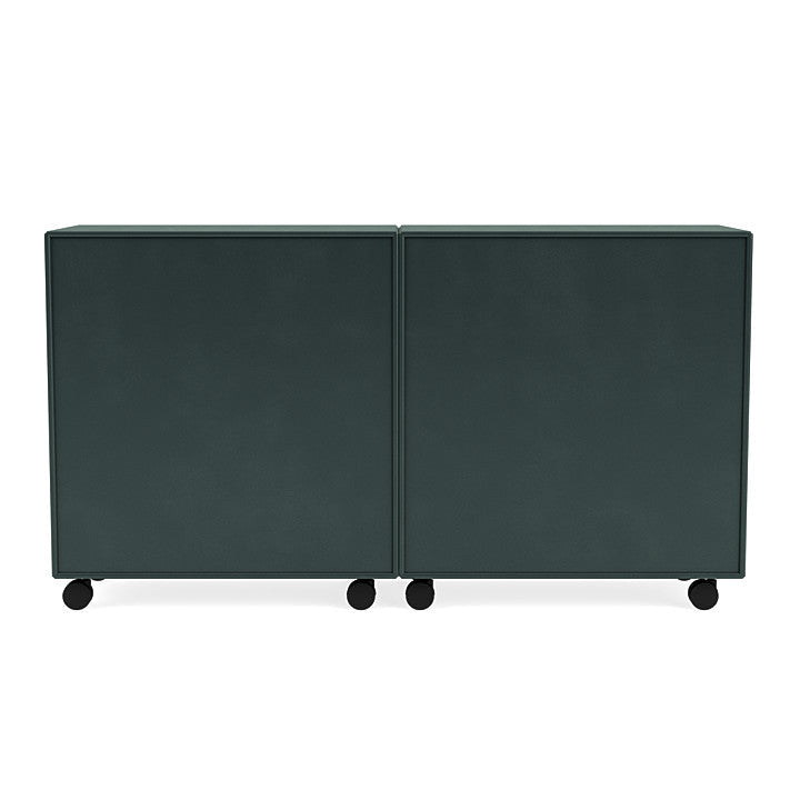 Montana Pair Classic Sideboard With Castors, Black Jade