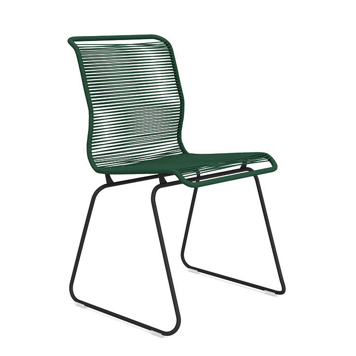 Montana Panton One Dining Chair, Holmes Green/Black