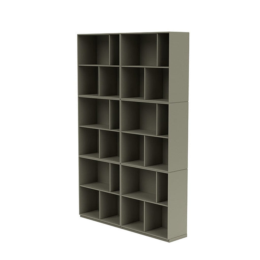 Montana Read Spacious Bookshelf With 3 Cm Plinth, Fennel Green