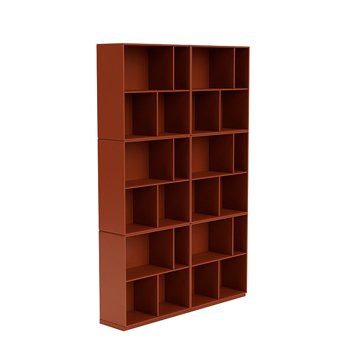 Montana Read Spacious Bookshelf With 3 Cm Plinth, Hokkaido Brown