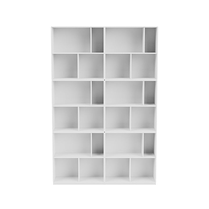 Montana Read Spacious Bookshelf With 3 Cm Plinth, New White