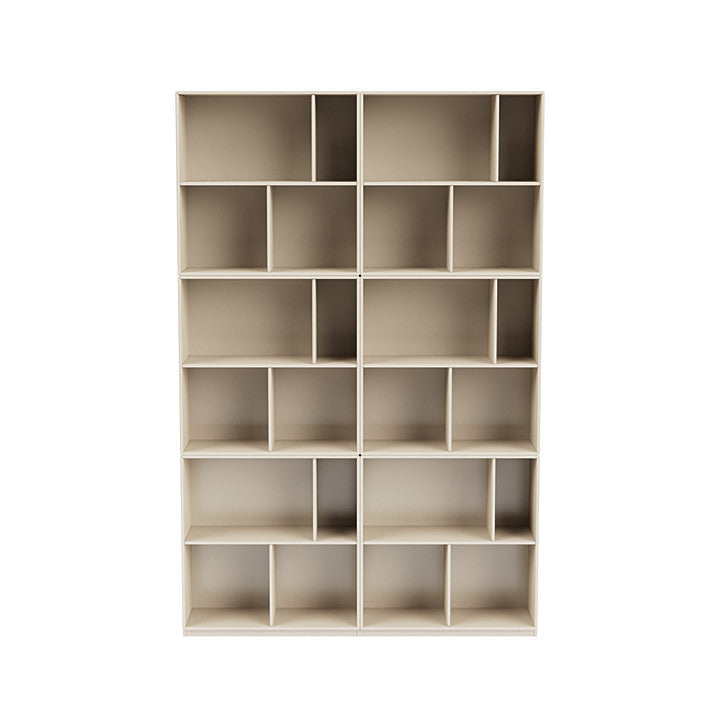 Montana Read Spacious Bookshelf With 3 Cm Plinth, Oat