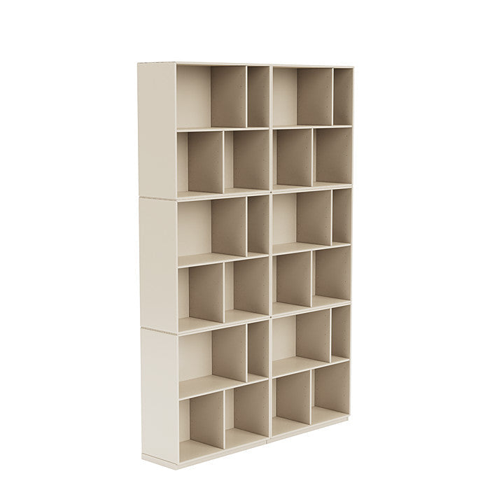 Montana Read Spacious Bookshelf With 3 Cm Plinth, Oat