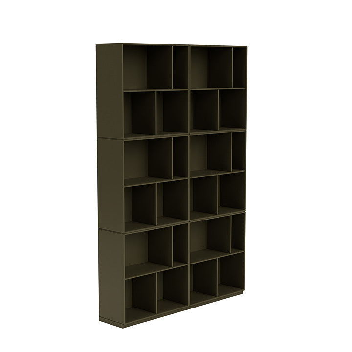 Montana Read Spacious Bookshelf With 3 Cm Plinth, Oregano Green