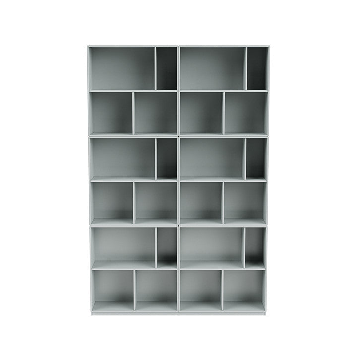 Montana Read Spacious Bookshelf With 3 Cm Plinth, Oyster Grey