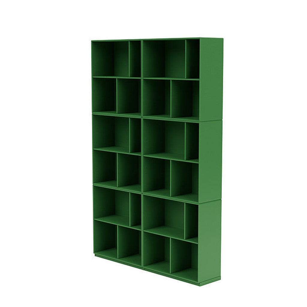 Montana Read Spacious Bookshelf With 3 Cm Plinth, Parsley Green