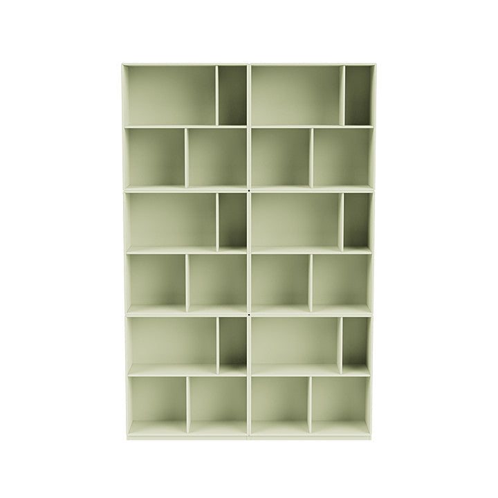 Montana Read Spacious Bookshelf With 3 Cm Plinth, Pomelo Green