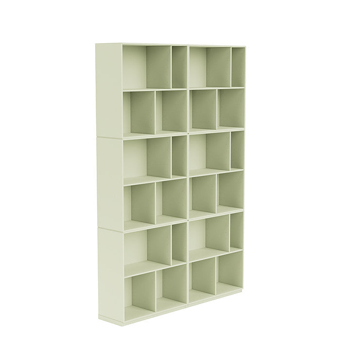 Montana Read Spacious Bookshelf With 3 Cm Plinth, Pomelo Green